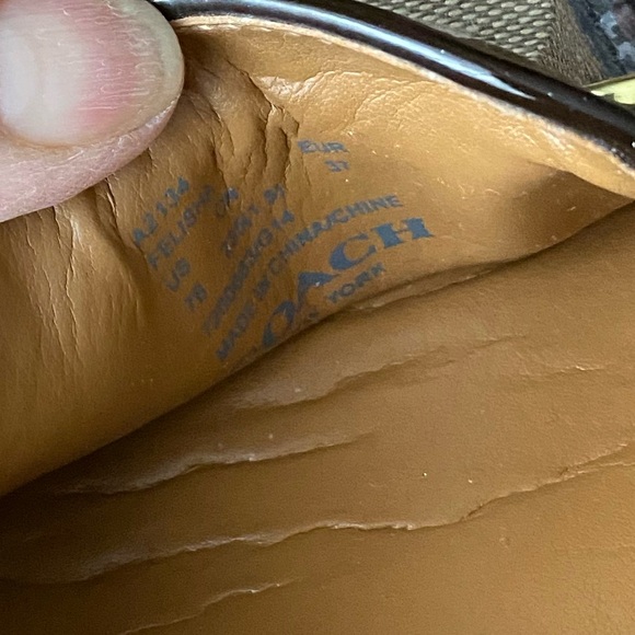 COACH FEUSHA LOAFER SLIP ONS 7 M - Picture 2 of 4